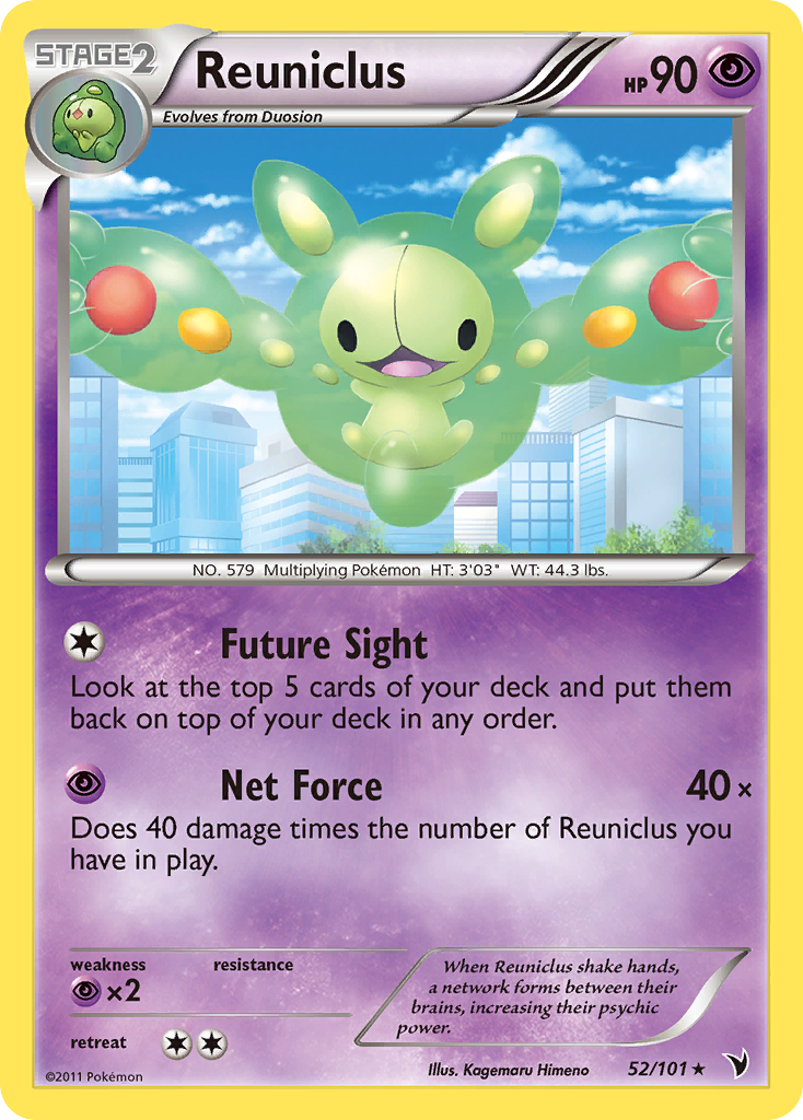 Reuniclus (52/101) [Black & White: Noble Victories] | Dumpster Cat Games