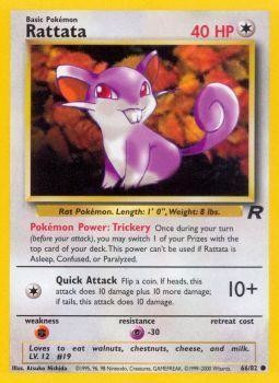 Rattata (66/82) [Team Rocket Unlimited] | Dumpster Cat Games