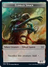 Eldrazi Spawn // Plant Double-sided Token [Double Masters Tokens] | Dumpster Cat Games