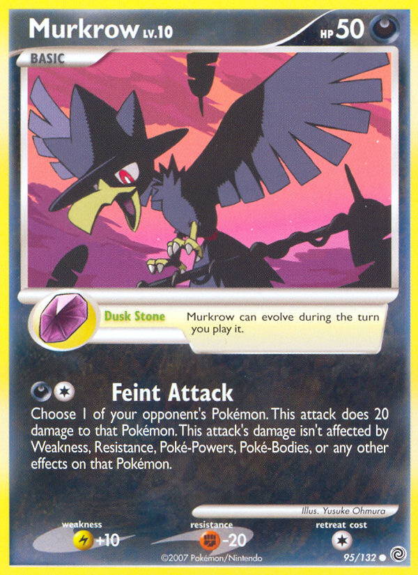 Murkrow (95/132) [Diamond & Pearl: Secret Wonders] | Dumpster Cat Games