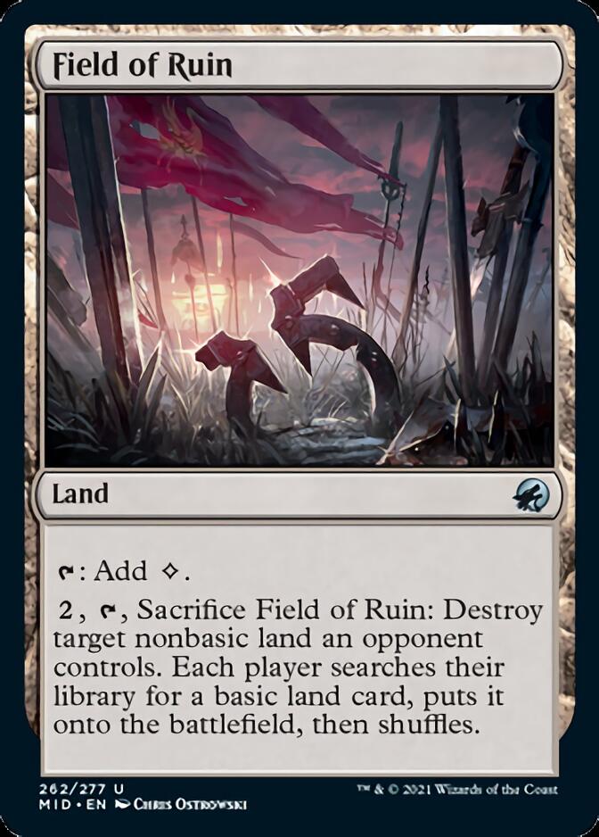 Field of Ruin [Innistrad: Midnight Hunt] | Dumpster Cat Games