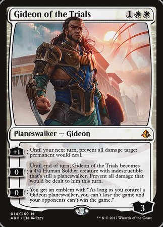 Gideon of the Trials [Amonkhet] | Dumpster Cat Games