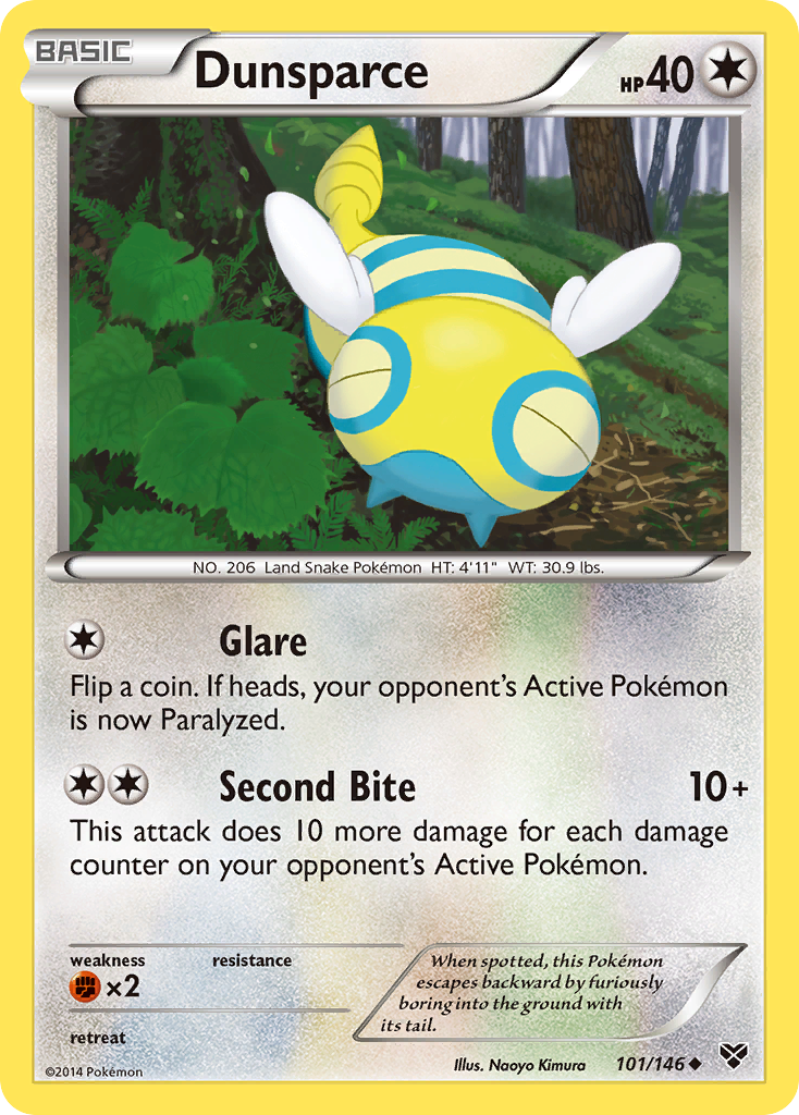 Dunsparce (101/146) [XY: Base Set] | Dumpster Cat Games