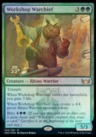 Workshop Warchief [Streets of New Capenna Prerelease Promos] | Dumpster Cat Games