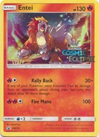 Entei (SM219) (Staff Prerelease Promo) [Sun & Moon: Black Star Promos] | Dumpster Cat Games