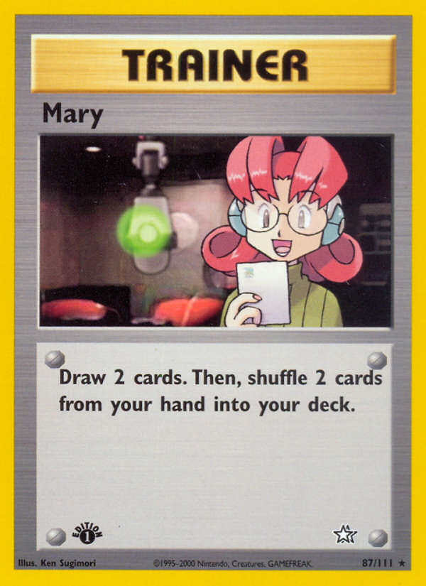 Mary (87/111) [Neo Genesis 1st Edition] | Dumpster Cat Games