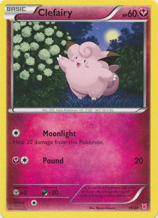 Clefairy (19/30) [XY: Trainer Kit 1 - Wigglytuff] | Dumpster Cat Games