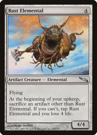 Rust Elemental [Mirrodin] | Dumpster Cat Games