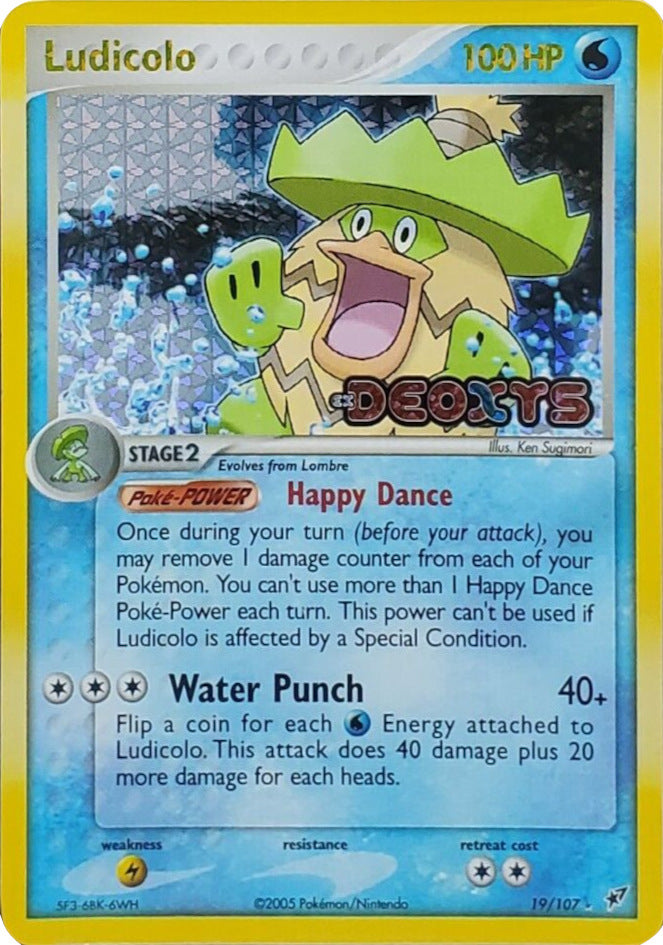 Ludicolo (19/107) (Stamped) [EX: Deoxys] | Dumpster Cat Games