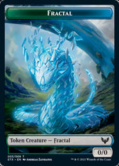 Elemental // Fractal Token [Strixhaven: School of Mages Tokens] | Dumpster Cat Games