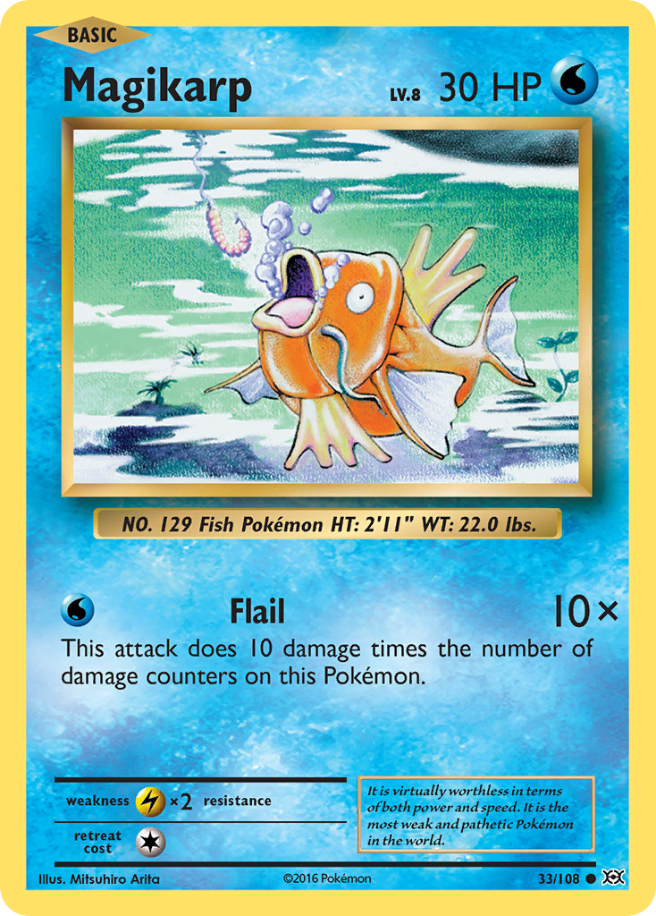 Magikarp (33/108) [XY: Evolutions] | Dumpster Cat Games