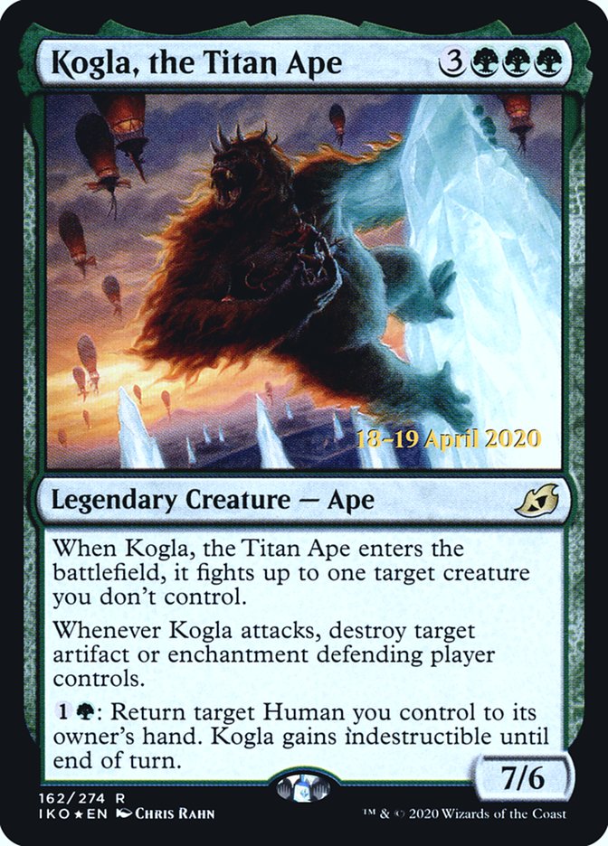 Kogla, the Titan Ape  [Ikoria: Lair of Behemoths Prerelease Promos] | Dumpster Cat Games