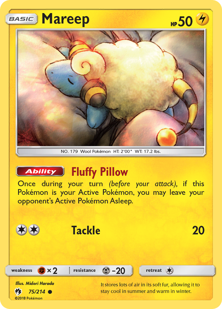 Mareep (75/214) [Sun & Moon: Lost Thunder] | Dumpster Cat Games