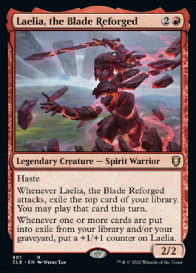 Laelia, the Blade Reforged [Commander Legends: Battle for Baldur's Gate] | Dumpster Cat Games