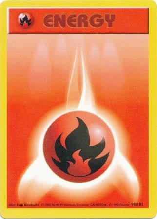 Fire Energy (98/102) [Base Set Shadowless Unlimited] | Dumpster Cat Games