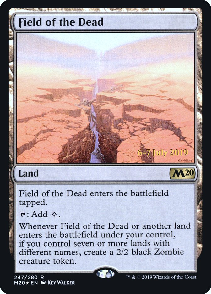 Field of the Dead  [Core Set 2020 Prerelease Promos] | Dumpster Cat Games