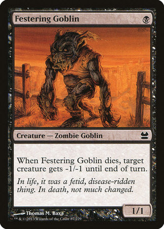 Festering Goblin [Modern Masters] | Dumpster Cat Games