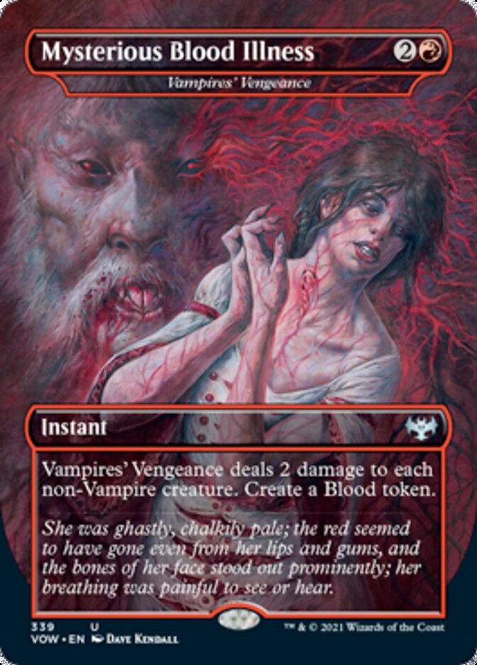 Vampires' Vengeance - Mysterious Blood Illness [Innistrad: Crimson Vow] | Dumpster Cat Games