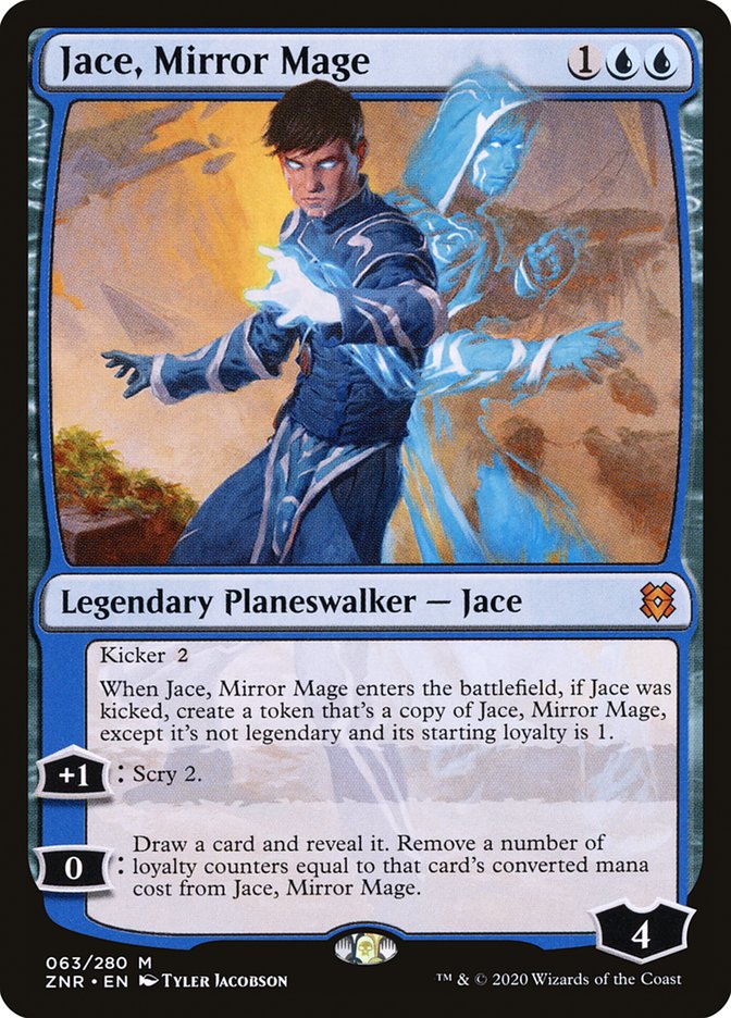 Jace, Mirror Mage [Zendikar Rising] | Dumpster Cat Games