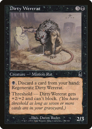 Dirty Wererat [Odyssey] | Dumpster Cat Games