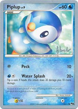 Piplup LV.9 (15/17) (Empotech - Dylan Lefavour) [World Championships 2008] | Dumpster Cat Games