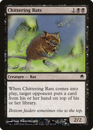 Chittering Rats [Darksteel] | Dumpster Cat Games