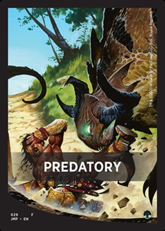 Predatory Theme Card [Jumpstart Front Cards] | Dumpster Cat Games