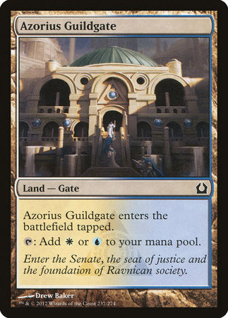 Azorius Guildgate [Return to Ravnica] | Dumpster Cat Games