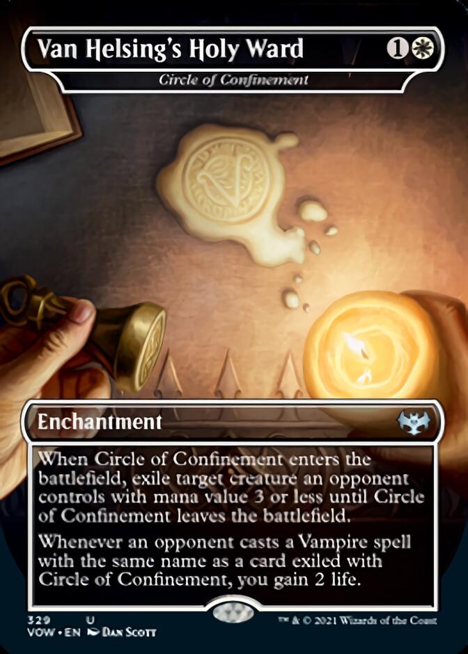 Circle of Confinement - Van Helsing's Holy Ward [Innistrad: Crimson Vow] | Dumpster Cat Games