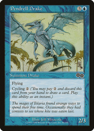 Pendrell Drake [Urza's Saga] | Dumpster Cat Games