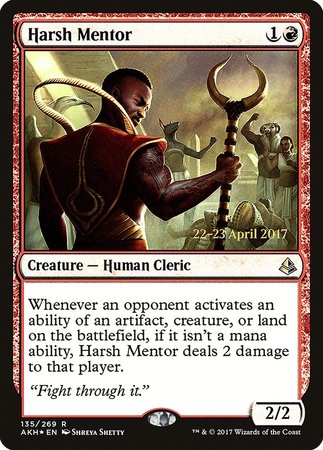 Harsh Mentor [Amonkhet Promos] | Dumpster Cat Games