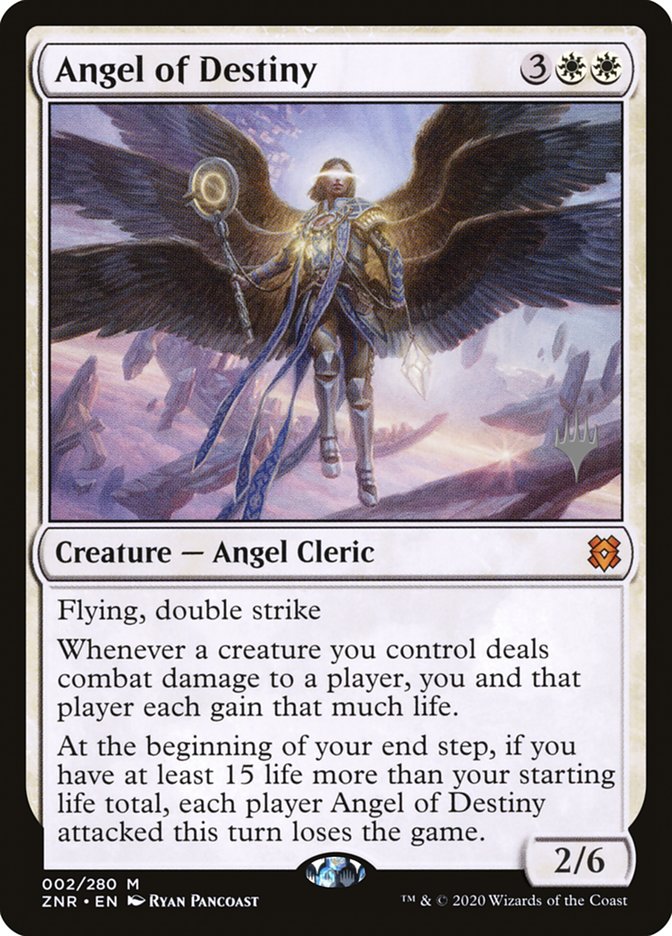 Angel of Destiny (Promo Pack) [Zendikar Rising Promos] | Dumpster Cat Games