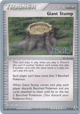 Giant Stump (75/92) (Eeveelutions - Jimmy Ballard) [World Championships 2006] | Dumpster Cat Games