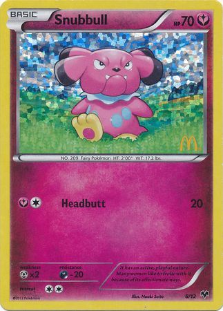 Snubbull (8/12) [McDonald's Promos: 2014 Collection] | Dumpster Cat Games