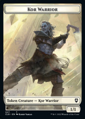 Kor Warrior // Angel Warrior Double-sided Token [Commander Legends: Battle for Baldur's Gate Tokens] | Dumpster Cat Games