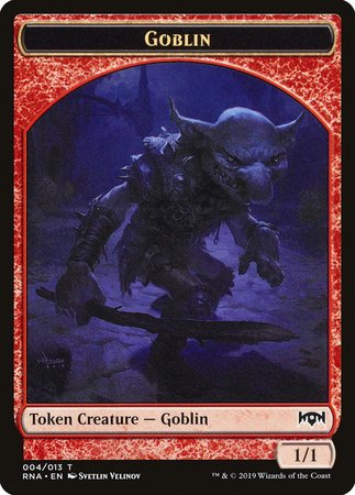 Goblin Token [Ravnica Allegiance Tokens] | Dumpster Cat Games