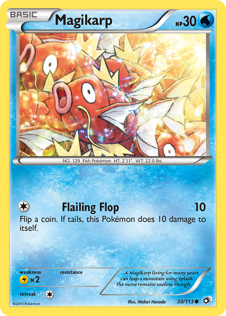 Magikarp (30/113) [Black & White: Legendary Treasures] | Dumpster Cat Games