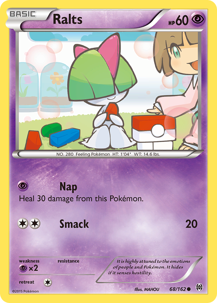 Ralts (68/162) [XY: BREAKthrough] | Dumpster Cat Games