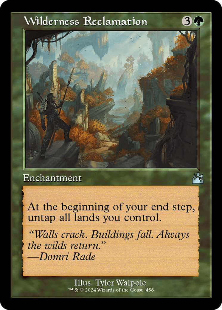 Wilderness Reclamation [Ravnica Remastered] | Dumpster Cat Games