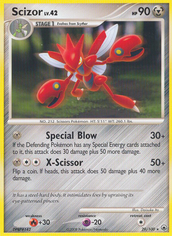 Scizor (29/100) [Diamond & Pearl: Majestic Dawn] | Dumpster Cat Games