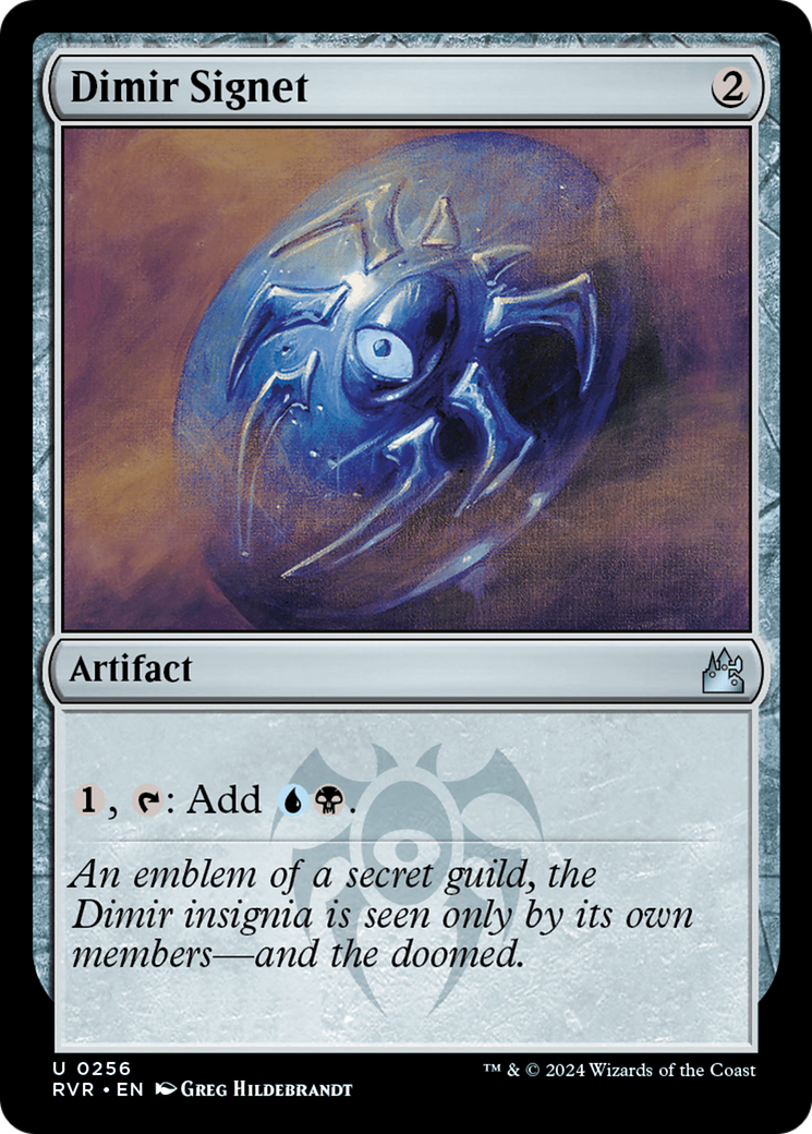 Dimir Signet [Ravnica Remastered] | Dumpster Cat Games