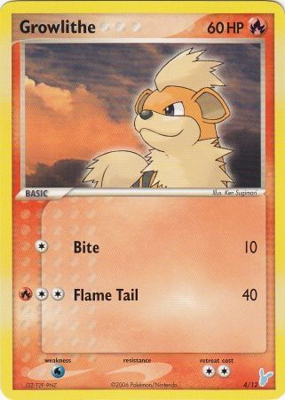 Growlithe (4/12) [EX: Trainer Kit 2 - Minun] | Dumpster Cat Games