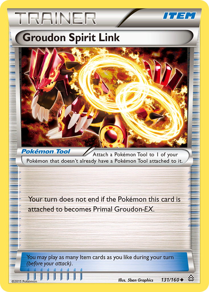 Groudon Spirit Link (131/160) [XY: Primal Clash] | Dumpster Cat Games