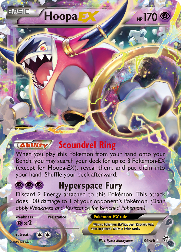 Hoopa EX (36/98) [XY: Ancient Origins] | Dumpster Cat Games