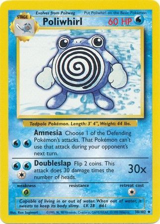 Poliwhirl (38/102) [Base Set Unlimited] | Dumpster Cat Games