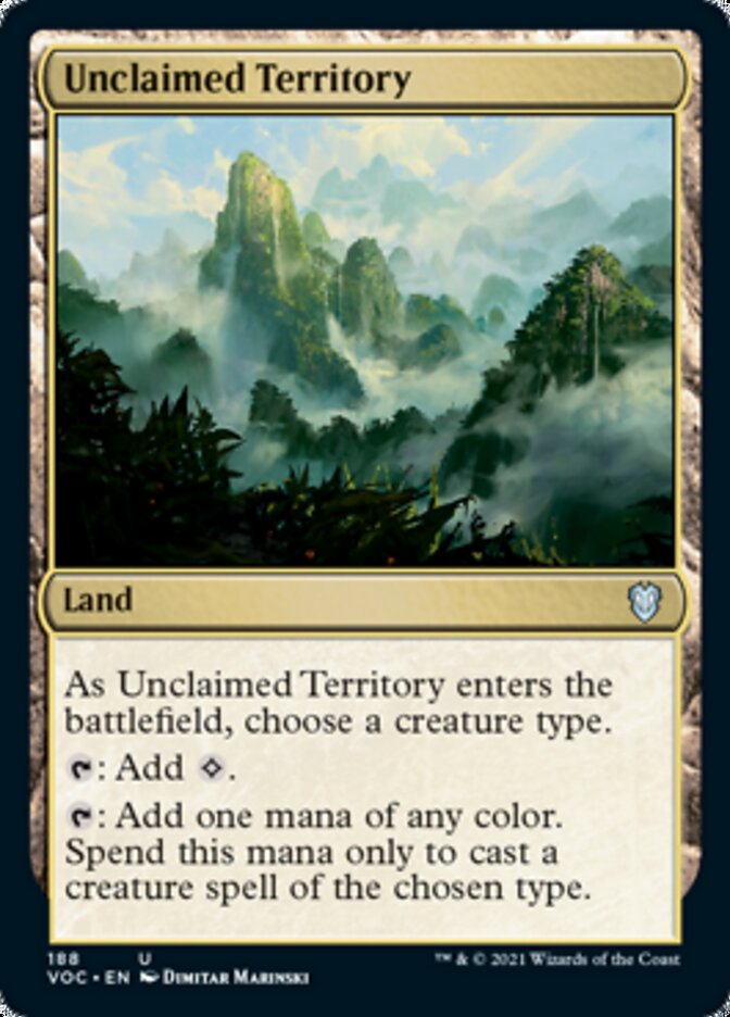 Unclaimed Territory [Innistrad: Crimson Vow Commander] | Dumpster Cat Games