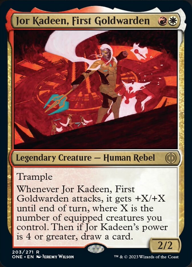 Jor Kadeen, First Goldwarden [Phyrexia: All Will Be One] | Dumpster Cat Games