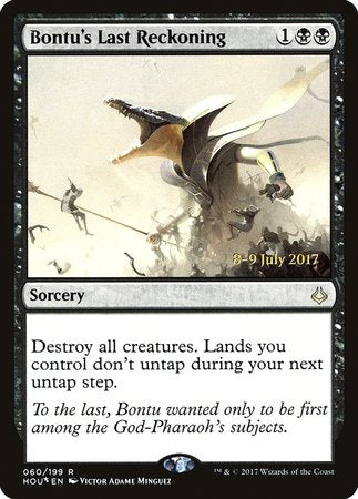 Bontu's Last Reckoning [Hour of Devastation Promos] | Dumpster Cat Games