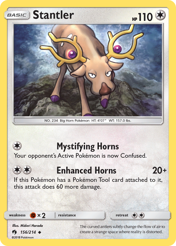 Stantler (156/214) [Sun & Moon: Lost Thunder] | Dumpster Cat Games