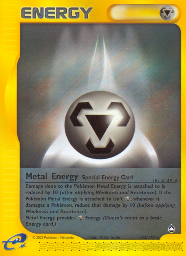 Metal Energy (143/147) [Aquapolis] | Dumpster Cat Games